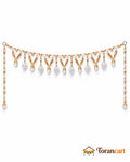 Amber Clear Drop Toran - full product on a white background with Torancart branding
