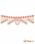 Blush Pearl Cascade Toran - full product on a white background with Torancart branding