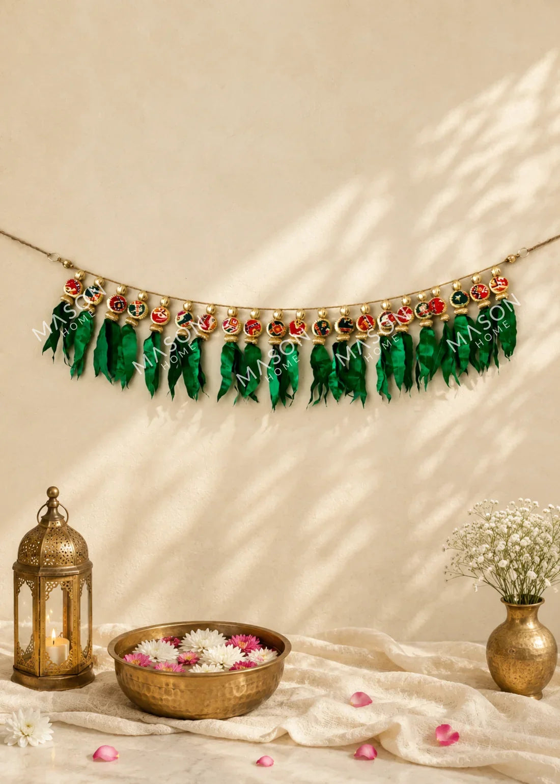 Magenta Felt Latkan Set